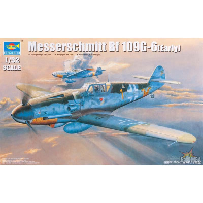 Немецкий истребитель Мессершмитт Bf 109G-6 (ранний) арт. 02296
