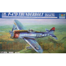 P-47 D «Тандерболт» (Republic P-47 Thunderbolt Dorsal Fin) - американский истребитель-бомбардировщик арт. 02264
