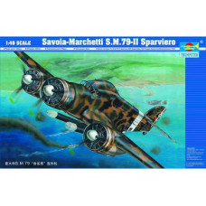 Савойя-Маркетти Спарвиеро S.M.79-II (Sparviero) - итальянский бомбардировщик-торпедоносец арт. 02817