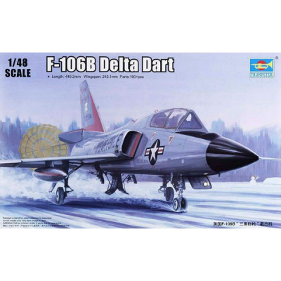 Американский сверхзвуковой истребитель-перехватчик F-106 B «Delta Dart» арт. 02892