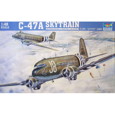 Дуглас «Скайтрейн» C-47A (Skytrain) - американский военно-транспортный самолет арт. 02828