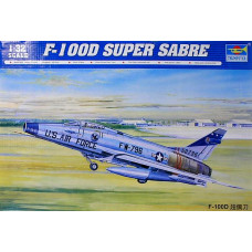 Супер Сейбр F-100 D (Super Sabre) - американский сверхзвуковой многоцелевой истребитель арт. 02232