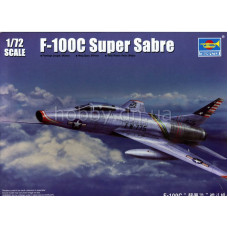 Супер Сэйбр F-100 С (Super Sabre) - американский истребитель арт. 01648