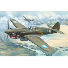 Кёртисс P-40 Е Kitty Hawk американский истребитель арт. 02269