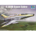 Супер Сейбр F-100 D (Super Sabre) - американский истребитель арт. 01649