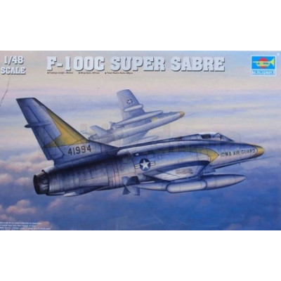 Супер Сэйбр F-100 С (Super Sabre) - американский истребитель арт. 02838