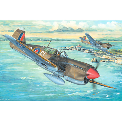 Кёртисс P-40 М Kitty Hawk американский истребитель арт. 02211