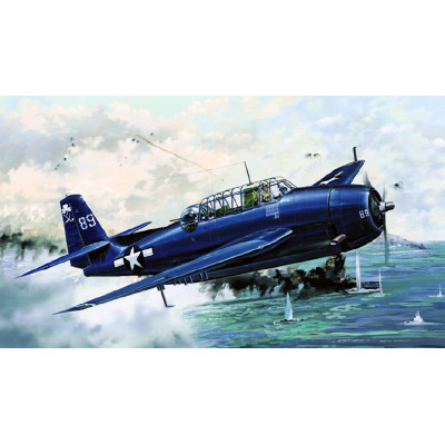 Грумман Эвенджер TBM-3 ( Avenger) - торпедоносец-бомбардировщик (TRUMPETER)