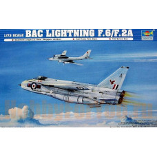 Электрик «Лайтнинг» (BAC Lightning) F.6/F.2A - британский истребитель арт. 01654