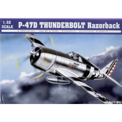 P-47 D «Тандерболт» (Republic P-47 Thunderbolt Razorback) -американский истребитель-бомбардировщик арт. 02262