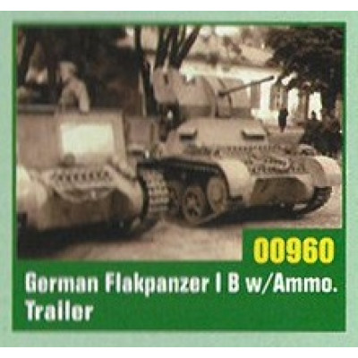 Зенитная САУ Flakpanzer I B с трейлером  арт. 00960