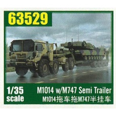Тягач транспортер Man M1014 с трейлером арт. 63529