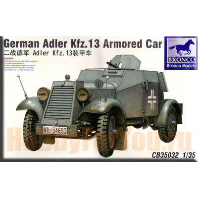 Немецкий бронеавтомобиль Адлер (Adler) Kfz.13 арт. 35032