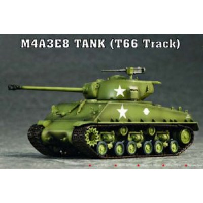 Американский средний танк Шерман M - 4 A3 E8 (траки T-66) арт. 07225
