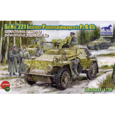 Немецкий бронеавтомобиль Sd.K fz. 221 (s.Pz.B.41) арт. 35033