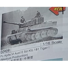 Немецкий тяжелый танк Тигр-1 (Tiger I) средняя версия арт. 00909
