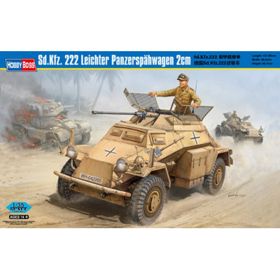 Немецкий бронеавтомобиль Sd.kfz 222 w/20mm арт. 82442