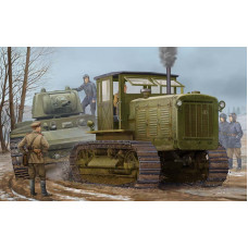 Советский трактор ЧТЗ - 65 Сталинец с кабиной арт. 05539