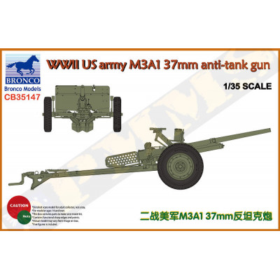 США M3A1 37мм противотанковая пушка (BRONCO MODELS)