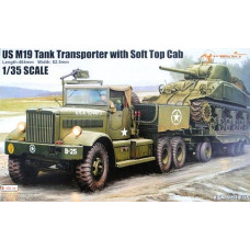М19 американский тяжелый трехосный танковый тягач-транспортер  арт.63501
