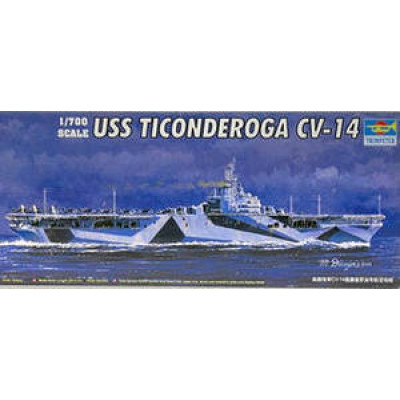 Авианосец ВМФ США Тикондерога (TICONDEROGA) CV-14 (TRUMPETER)